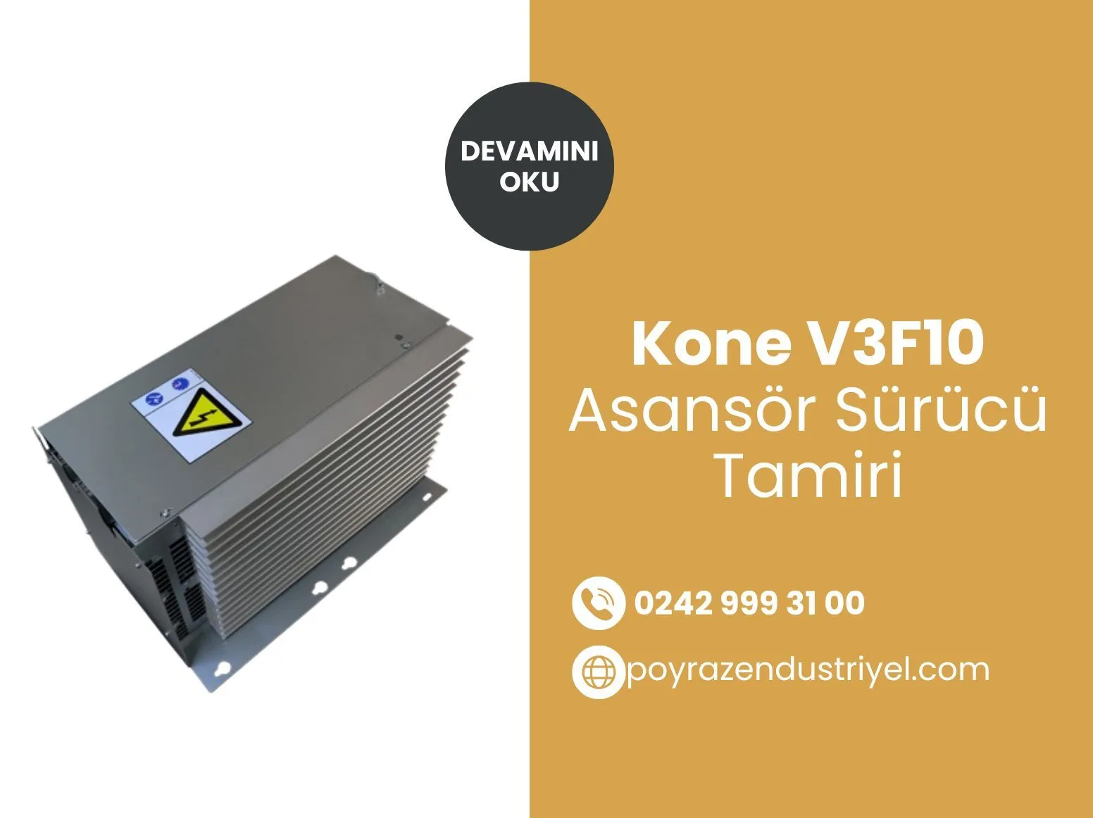Kone V3f10 Asansör Sürücü Tamiri